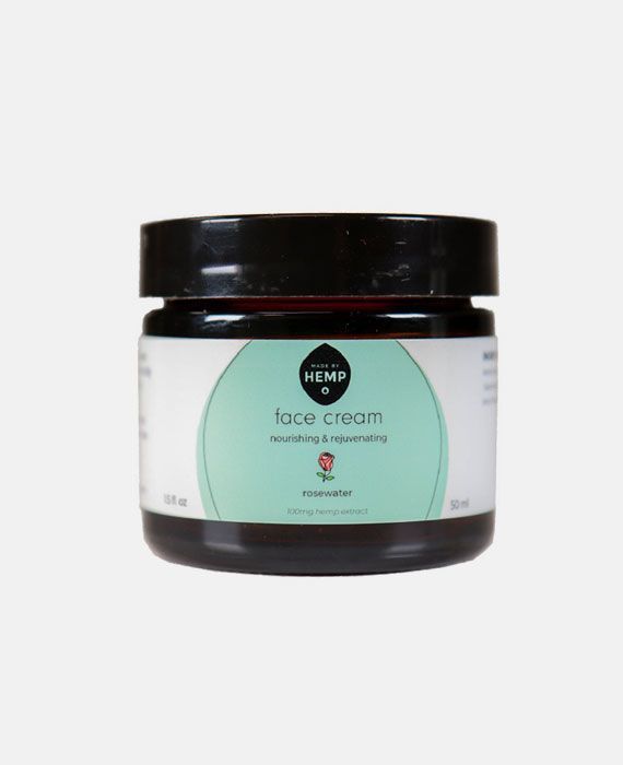 Made by Hemp - CBD/CBG Rosewater Face Cream 1.5oz/100mg Made by Hemp - CBD/CBG Rosewater Face Cream 1.5oz/100mg