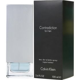 CONTRADICTION by Calvin Klein (Scent: Clary Sage, Mandarin Orange, Lavender, Lime, Lemon, Cardamom, Pepper, Coriander, Nutmeg, Vetiver, Ebony Wood, Musk, Sandalwood, Option: MEN, size: 3.4 OZ)