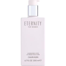 ETERNITY by Calvin Klein (Scent: Sage, Freesia, Mandarin Orange, Green Notes, Citruses, Marigold, Jasmine, Narcissus, Violet, Rose, Lily of the Valley, Carnation, Lily, Heliotrope, Musk, Patchouli, Amber, Sandalwood, Option: WOMEN, size: 6.7 OZ)