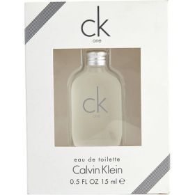 CK ONE by Calvin Klein (Scent: Bergamot, Papaya, Lemon, Mandarin Orange, Cardamom, Green Notes, Pineapple, Lily of the Valley, Jasmine, Orris Root, Rose, Violet, Nutmeg, Oakmoss, Cedar, Musk, Amber, Sandalwood, Option: UNISEX, size: 0.5 OZ)