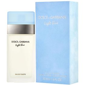 D & G LIGHT BLUE by Dolce & Gabbana (Scent: Sicilian Lemon, Bellflower, Cedar, Apple, Jasmine, Bamboo, White Rose, Cedar, Amber, Musk, Option: WOMEN, size: 1.6 OZ)