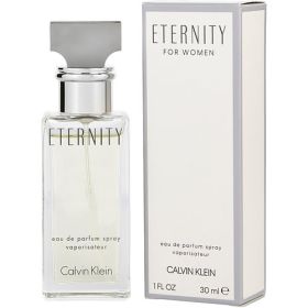 ETERNITY by Calvin Klein (Scent: Sage, Freesia, Mandarin Orange, Green Notes, Citruses, Marigold, Jasmine, Narcissus, Violet, Rose, Lily of the Valley, Carnation, Lily, Heliotrope, Musk, Patchouli, Amber, Sandalwood, Option: WOMEN, size: 1 OZ)