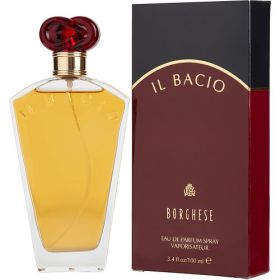 IL BACIO by Borghese (Scent: Freesia, Honeysuckle, Jasmine, Lily-of-the-valley, Rose, Option: WOMEN, size: 3.4 OZ)