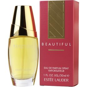 BEAUTIFUL by Estee Lauder (Scent: Bergamot, Lily, Galbanum, Mandarin Orange, Cassis, Rose, Fruity Notes, Lemon, Black Currant, Orange Blossom, Jasmine, Ylang-Ylang, Marigold, Lilac, Tuberose, Geranium, Neroli, Freesia, Carnation, Lily of the Valley, Sage, Narcissus, Magnolia, Mimosa, Cham, Option: WOMEN, size: 1 OZ)