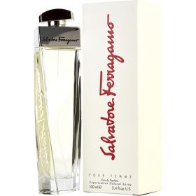 SALVATORE FERRAGAMO by Salvatore Ferragamo (Scent: Anise, Cassis Absolute, Neroli, Rose , Lily of the valley, Pepper, Musk, Sweet Almonds, Raspberry, Option: WOMEN, size: 3.4 OZ)