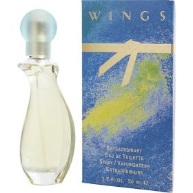 WINGS by Giorgio Beverly Hills (Scent: Gardenia, Lily, Passion Flower, Rose, Osmanthus, Option: WOMEN, size: 1.7 OZ)