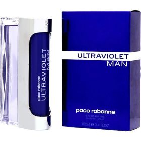 ULTRAVIOLET by Paco Rabanne (Scent: Mint, Amber, Spicy Notes, Pepper, Vetiver, Vanilla, Oakmoss, Option: MEN, size: 3.4 OZ)