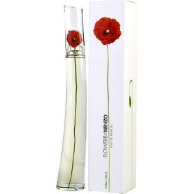 KENZO FLOWER by Kenzo (Scent: Mandarin Orange, Bulgarian Rose, Hawthorn, Black Currant, Rose, Parma Violet, Jasmine, Opoponax, Incense, White Musk, Vanilla, Option: WOMEN, size: 3.3 OZ)