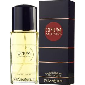 OPIUM by Yves Saint Laurent (Scent: Star Anise, Black Currant, Pepper, Galanga, Bourbon Vanilla, Atlas Cedar, Toly Balsam, Option: MEN, size: 3.3 OZ)