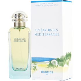UN JARDIN EN MEDITERRANEE by Hermes (Scent: Lemon, Bergamot, Mandarin Orange, White Nerium Oleander, Orange Blossom, Juniper, Red Cedar, Pistachio, Musk, Fig Leaf, Cypress, Option: WOMEN, size: 3.3 OZ)