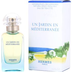 UN JARDIN EN MEDITERRANEE by Hermes (Scent: Lemon, Bergamot, Mandarin Orange, White Nerium Oleander, Orange Blossom, Juniper, Red Cedar, Pistachio, Musk, Fig Leaf, Cypress, Option: WOMEN, size: 1.7 OZ)