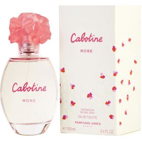 CABOTINE ROSE by Parfums Gres (Scent: Pear, Cherry Blossom, Green Leaves, Pikake Flower, Green Pepper, Option: WOMEN, size: 3.4 OZ)
