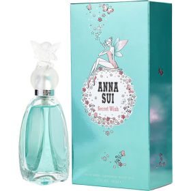 SECRET WISH by Anna Sui (Scent: Fruity Floral, Lemon, Tagete, Melon, Black Currant, Pineapple,White Cedarwood, Amber, Skin Musk, Option: WOMEN, size: 1.7 OZ)