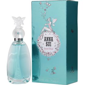 SECRET WISH by Anna Sui (Scent: Fruity Floral, Lemon, Tagete, Melon, Black Currant, Pineapple,White Cedarwood, Amber, Skin Musk, Option: WOMEN, size: 2.5 OZ)