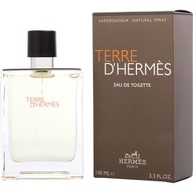 TERRE D'HERMES by Hermes (Scent: Grapefruit, Orange, Pelargonium, Pepper, Benzoin, Vetiver, Cedar, Patchouli, Option: MEN, size: 3.3 OZ)