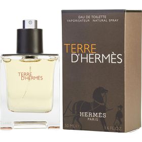 TERRE D'HERMES by Hermes (Scent: Grapefruit, Orange, Pelargonium, Pepper, Benzoin, Vetiver, Cedar, Patchouli, Option: MEN, size: 1.6 OZ)