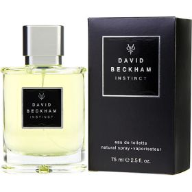 DAVID BECKHAM INSTINCT by David Beckham (Scent: Vetiver, Star Anise, Cardamom, White Amber, Pimento, Bergamot, Mandarin Orange, Patchouli, Option: MEN, size: 2.5 OZ)