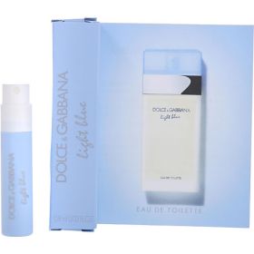 D & G LIGHT BLUE by Dolce & Gabbana (Scent: Sicilian Lemon, Bellflower, Cedar, Apple, Jasmine, Bamboo, White Rose, Cedar, Amber, Musk, Option: WOMEN, size: 0.1 OZ)