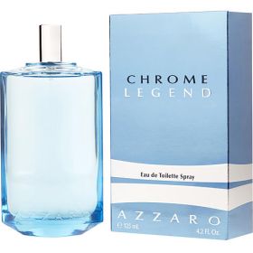 CHROME LEGEND by Azzaro (Scent: Moss, Musk, Sea Spray, Apple, Tea, Option: MEN, size: 4.2 OZ)