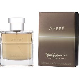 BALDESSARINI AMBRE by Baldessarini (Scent: Mandarin Orange, Apple, Whiskey, Leather, Violet, Option: MEN, size: 1.6 OZ)