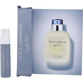 D & G LIGHT BLUE by Dolce & Gabbana (Scent: Bergamot, Grapefruit, Juniper, Sicilian Mandarin, Pepper, Brazilian Rosewood, Rosemary, Incence, Oakmoss, Musk, Option: MEN, size: 0.1 OZ)