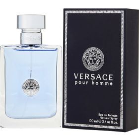 VERSACE POUR HOMME by Gianni Versace (Scent: lemon, bergamot, musk, tonka bean, clary sage, Option: MEN, size: 3.4 OZ)