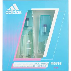 ADIDAS MOVES by Adidas (Scent: Cedar, Ginger, Geranium, Rose, Cyclamen, Option: WOMEN, size: 1 OZ)