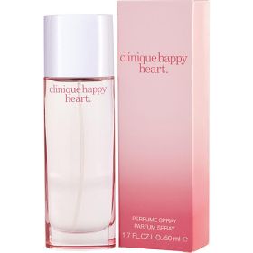 HAPPY HEART by Clinique (Scent: Mandarin Orange, Water Hyacinth, White Wood, Option: WOMEN, size: 1.7 OZ)