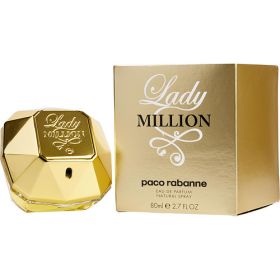PACO RABANNE LADY MILLION by Paco Rabanne (Scent: Raspberry, Amalfi Lemon, Neroli, Gardenia, African Orange Flower, Jasmine, Amber, White Honey, Patchouli, Option: WOMEN, size: 2.7 OZ)