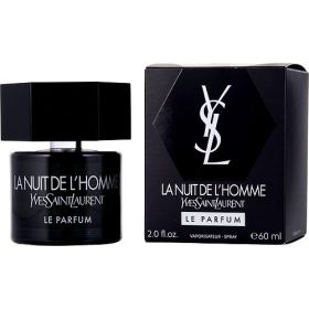 LA NUIT DE L'HOMME YVES SAINT LAURENT LE PARFUM by Yves Saint Laurent (Scent: Bergamot, Pepper, Anise, Lavender, French Labdanum, Option: MEN, size: 2 OZ)