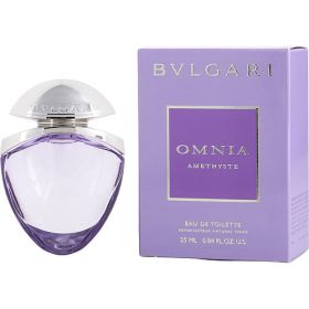 BVLGARI OMNIA AMETHYSTE by Bvlgari (Scent: Grapefruit , Green Sap, Bulgarian Rose, Iris, Solar Woods, Option: WOMEN, size: 0.84 OZ)