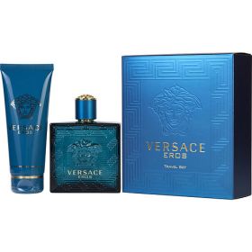 VERSACE EROS by Gianni Versace (Scent: Tonka bean, geranium, atlas cedar, vetiver, oakmoss, Option: MEN, size: 3.4 OZ)