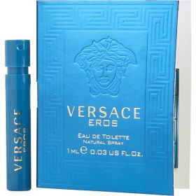 VERSACE EROS by Gianni Versace (Scent: Tonka bean, geranium, atlas cedar, vetiver, oakmoss, Option: MEN, size: 0.01 OZ)