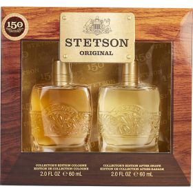 STETSON by Stetson (Scent: Sage, Citrus,  Vetiver, Cedar, Patchouli,  Musk, Honey, Amber, Vanilla, Tonka Bean, Option: MEN, size: 2 OZ)