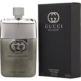 GUCCI GUILTY POUR HOMME by Gucci (Scent: lemon, lavender, orange blossom, nutmeg, dry wood, Option: MEN, size: 5 OZ)